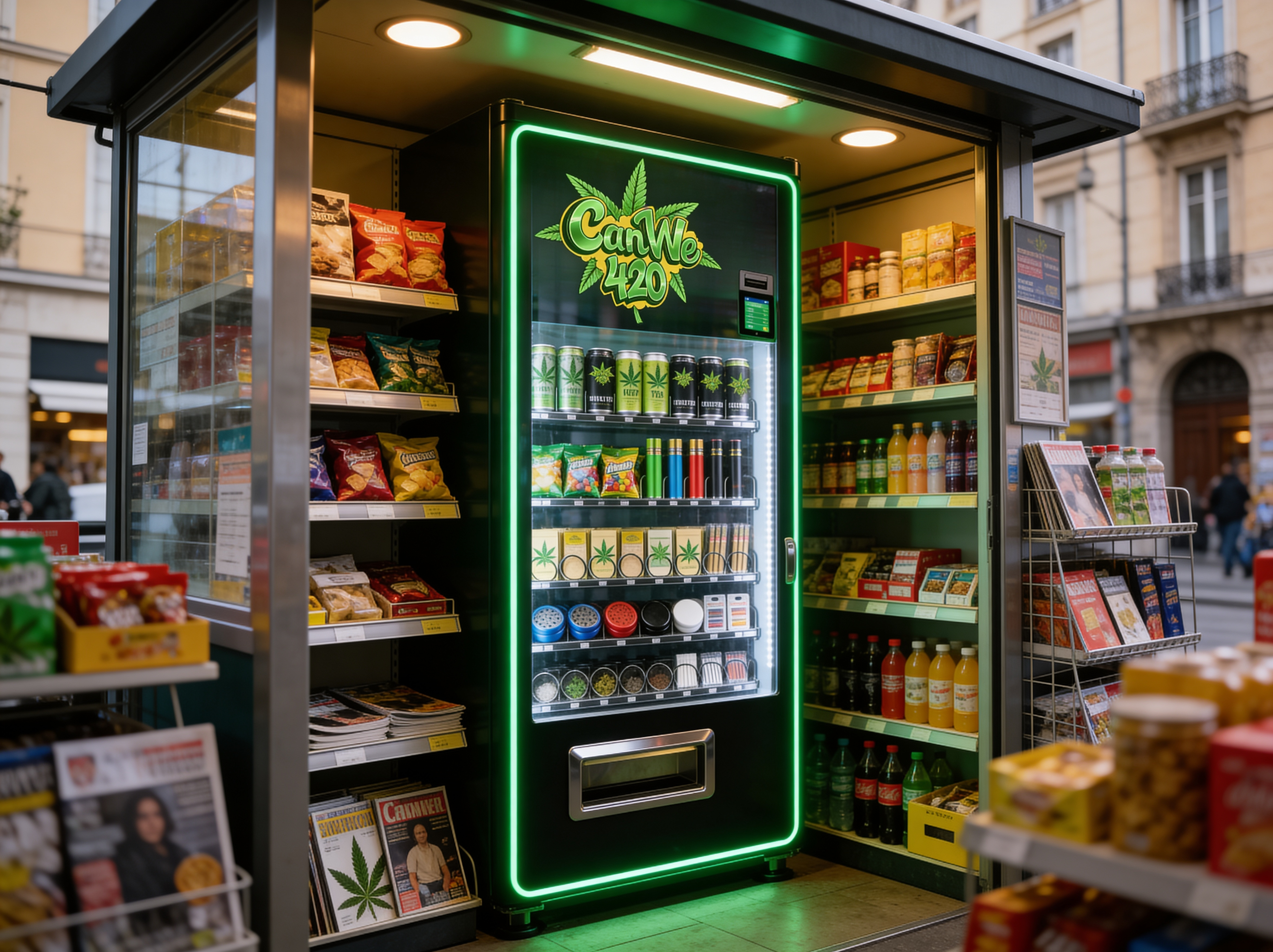 CanWe420 Automat im Kiosk